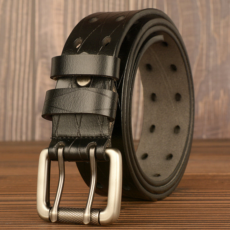 Men's Double Pin Buckle Belt