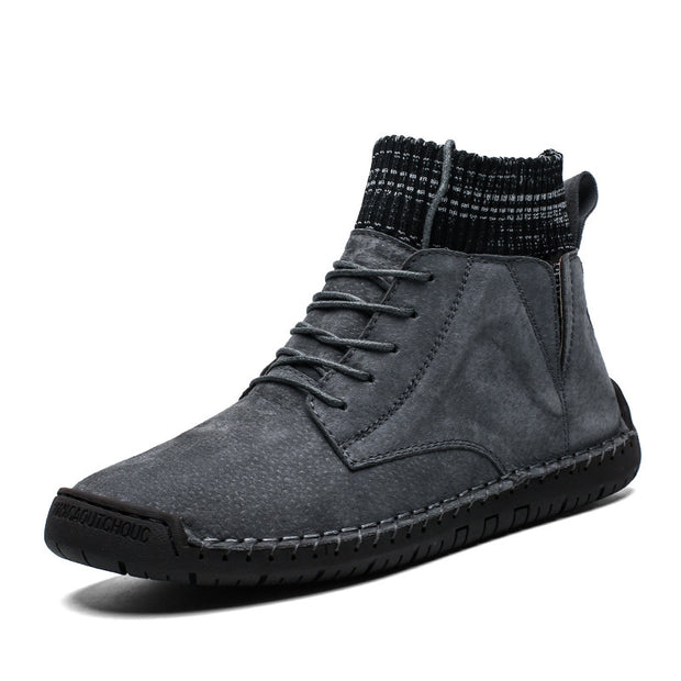 High-top retro ankle boots