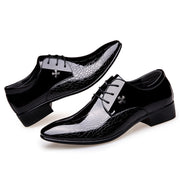 Shiny Lace-Up Dress Shoes