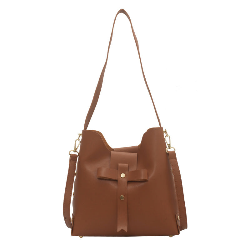 Large Capacity Bucket Shoulder Bag