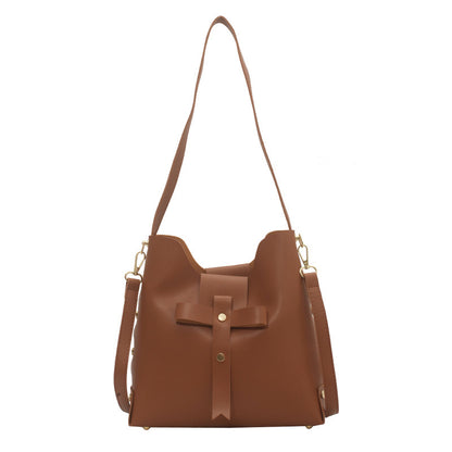 Large Capacity Bucket Shoulder Bag