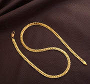 Men Gold Tone Snake Chain