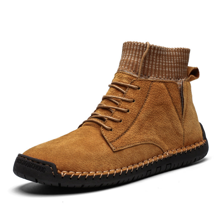 High-top retro ankle boots