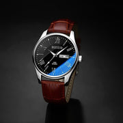 Leather Automatic Watch