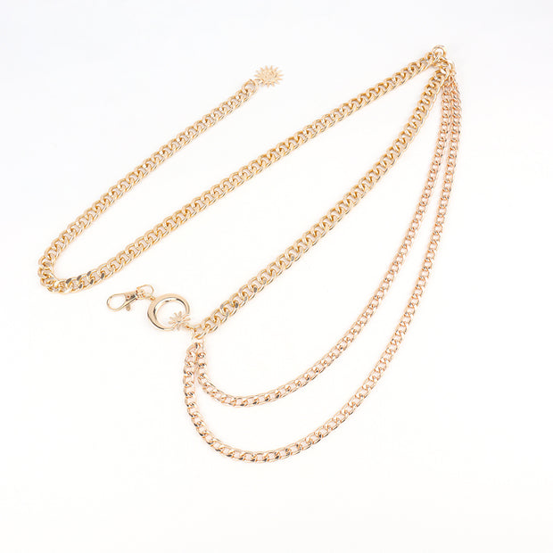 Woman Three-layer Metal Chain