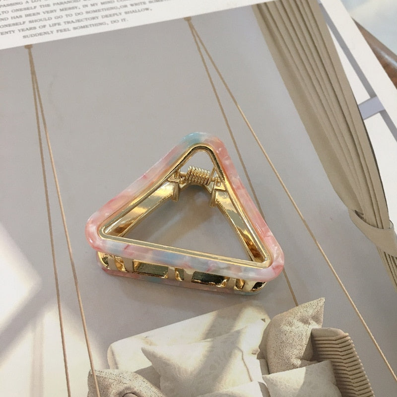 Triangle Hair Claw Clamps