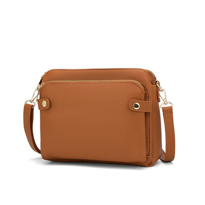 Three Layer Leather Bag