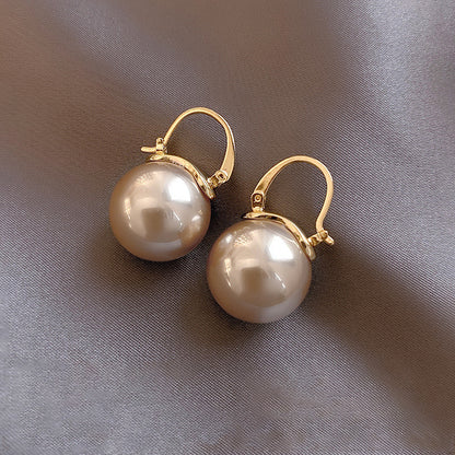 Fashion OL Geometric Sphere Copper Earrings