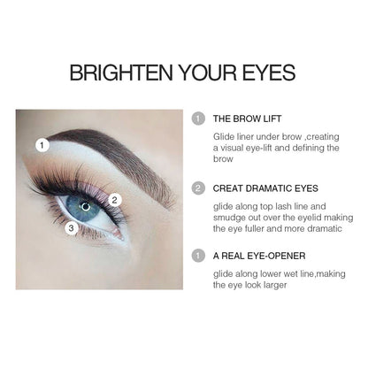 1/2/3/4/5pcs Eyeliner Pencil Makeup Women Long Lasting Waterproof Pigment Eye Liner White Eyeliner Pen Cosmetics New