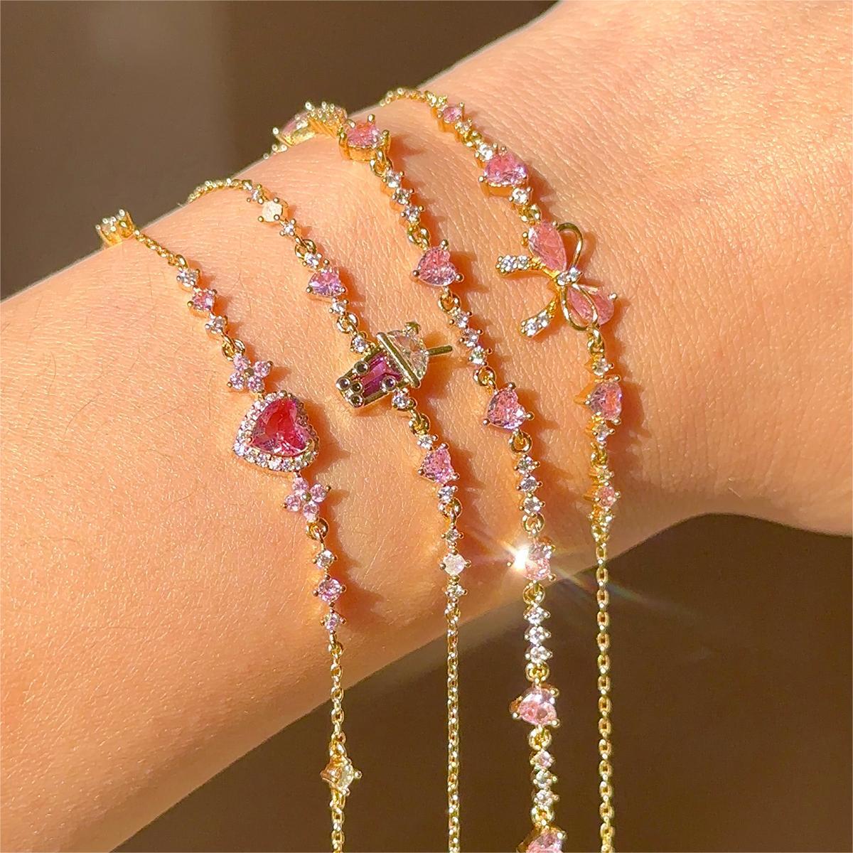 Crystal Blush bracelets