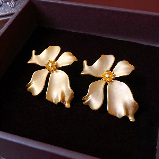 Exaggerated Flower Earrings