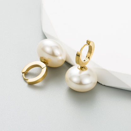 European & American Style Gold-Plated Lightweight Earrings – Pair