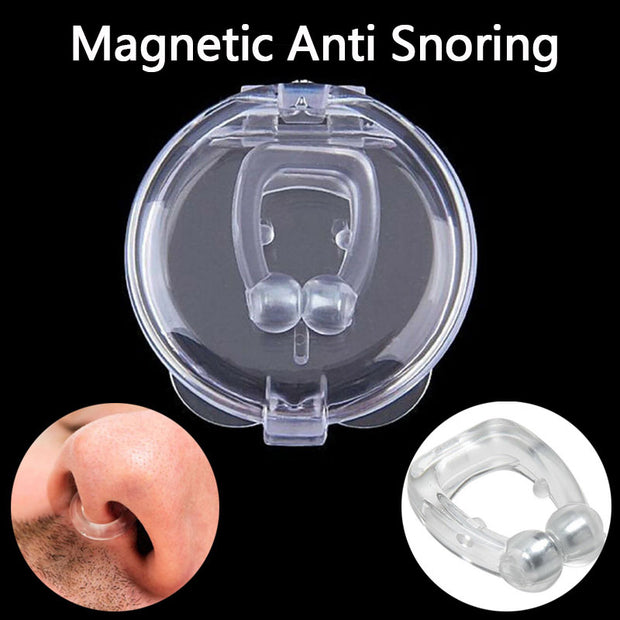 Mini Magnetic Anti-snoring Silicone Nose Clip