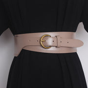 Woman Embossed Girdle Pin Buckle Belt