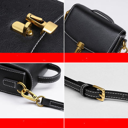 Leather Mini Top Handle Phone Bag