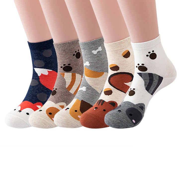 Women's Cotton Mid-calf Length Socks