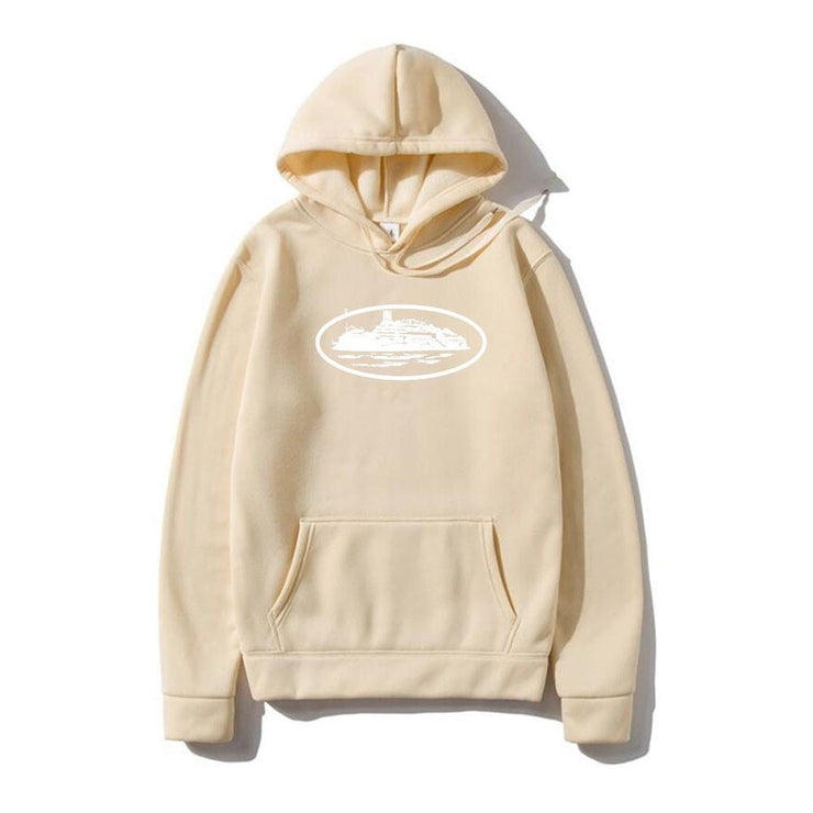 Men Fleece Loose Hoodie