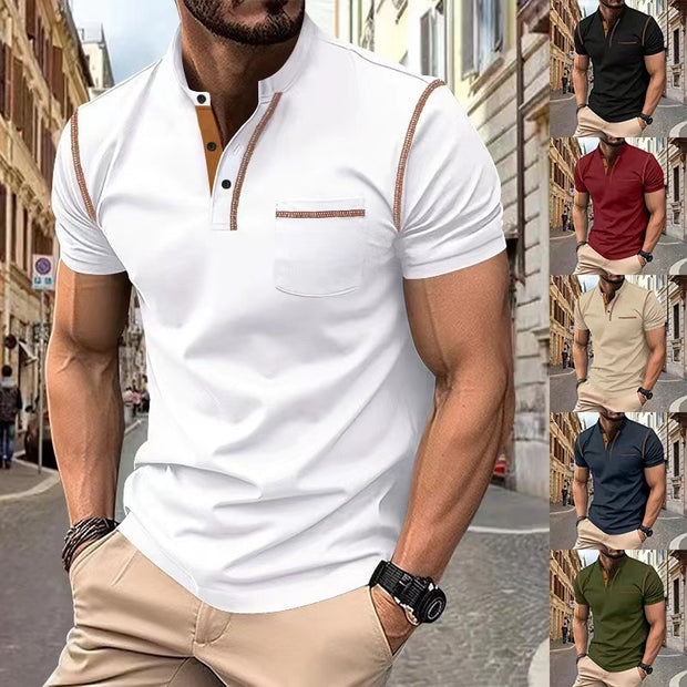 Men's Short-sleeved Casual Polo Shirt