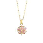 Crystal Snowflake Women Necklace