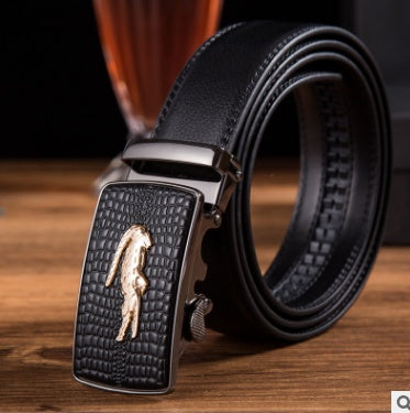 Men's Leather Automatic Belt