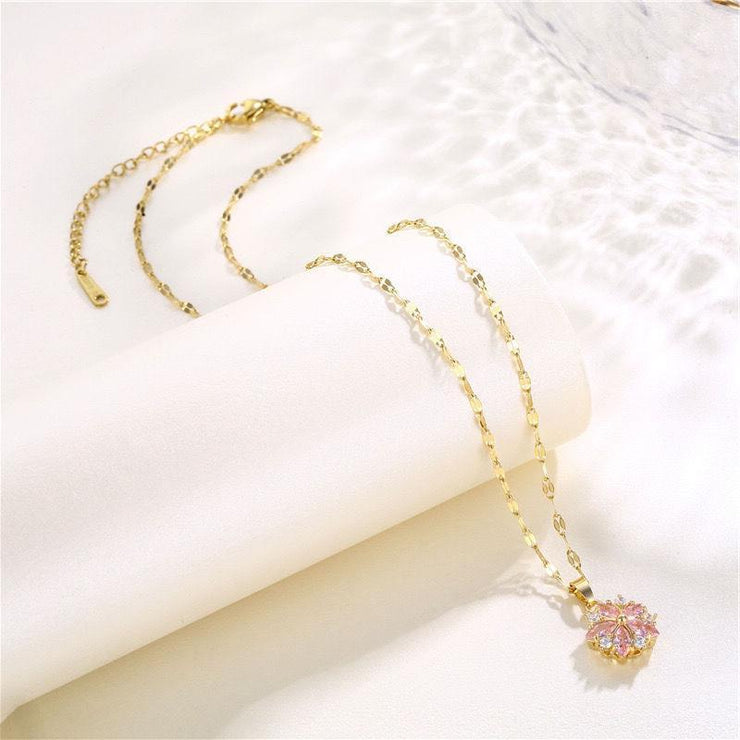 Crystal Snowflake Women Necklace