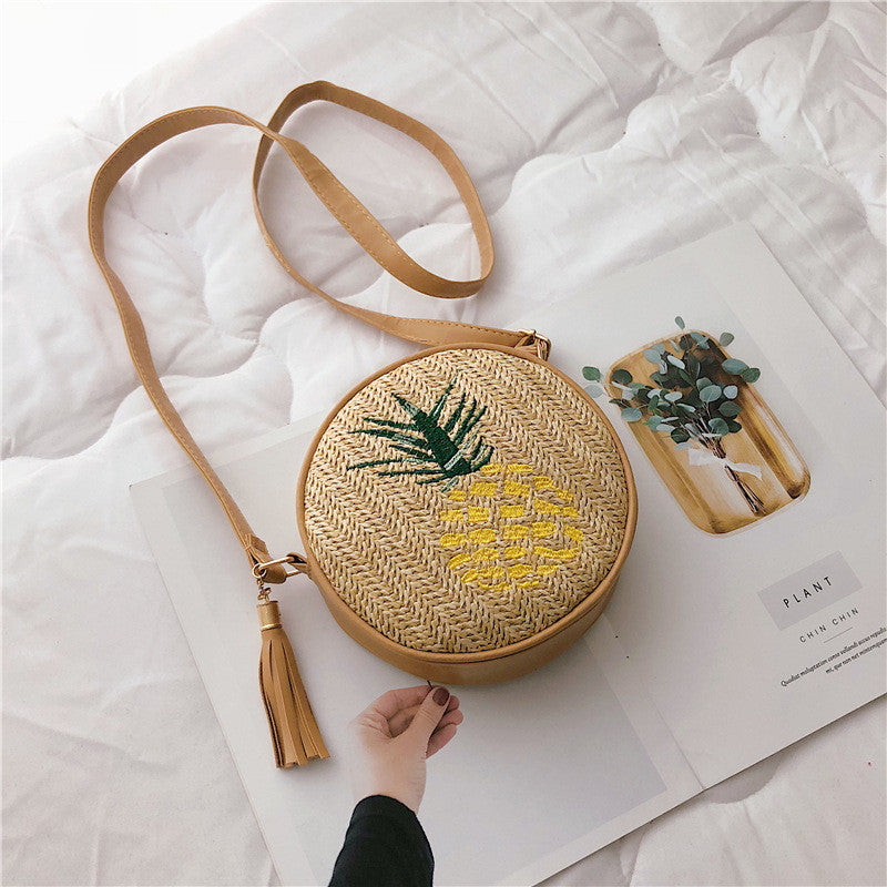 Women crossbody Straw bag