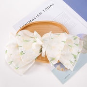 Women's Mesh Spring Bow Clip