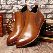 Retro Carved Warmth Men's Martin Boots