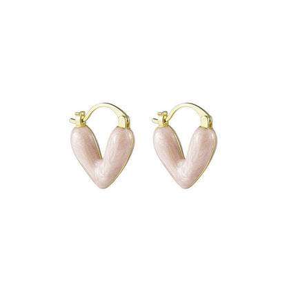 Heart-shaped earrings