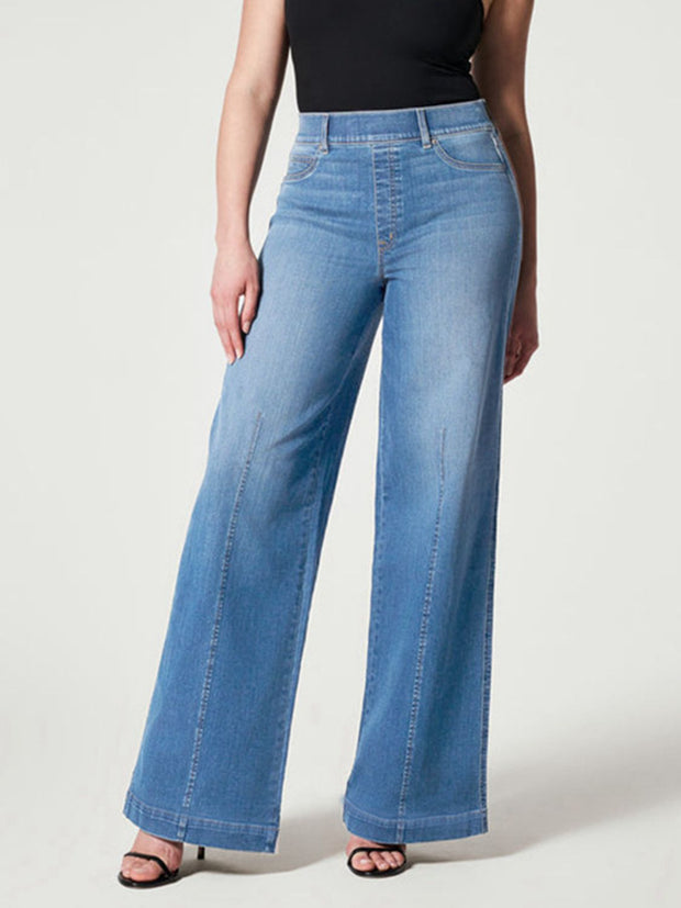 Wide Leg Long Jeans