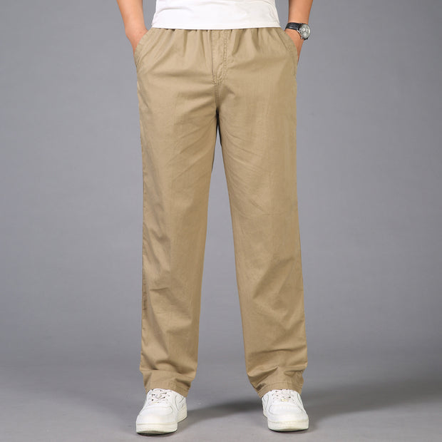 Men's casual Big Foot Straight Pants