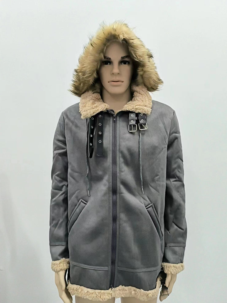 Fur Integrated Padded coats for Men