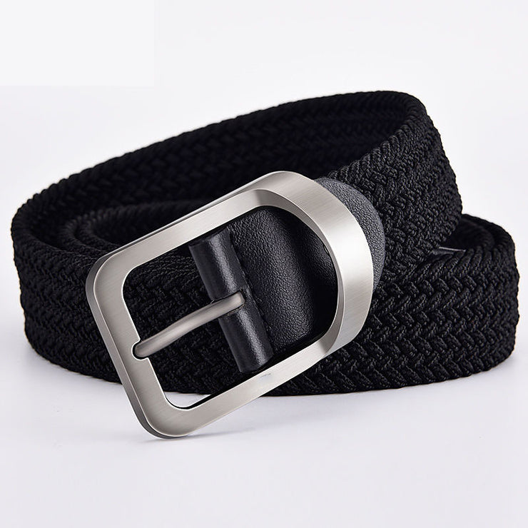 Woman Casual Woven Canvas Belt