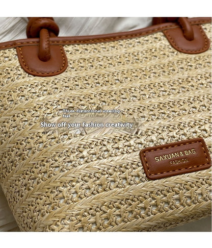 Straw Style Woven Bag