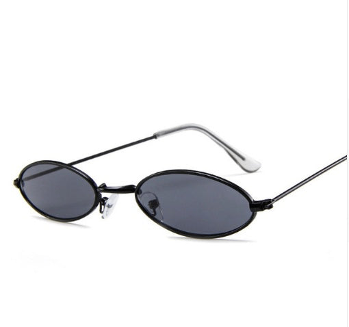 Metal Elliptical Small Frame Glasses for Men