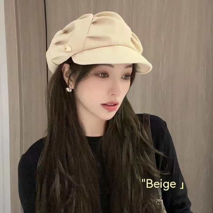 Women's Elegant Cloud Peaked Beret Cap