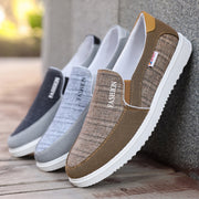 Men's Casual Breathable Loafers Canvas Shoes