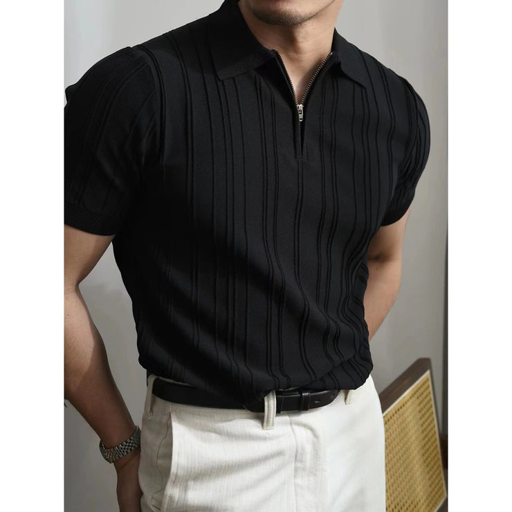 Men's Loose Lapels Polo Shirt