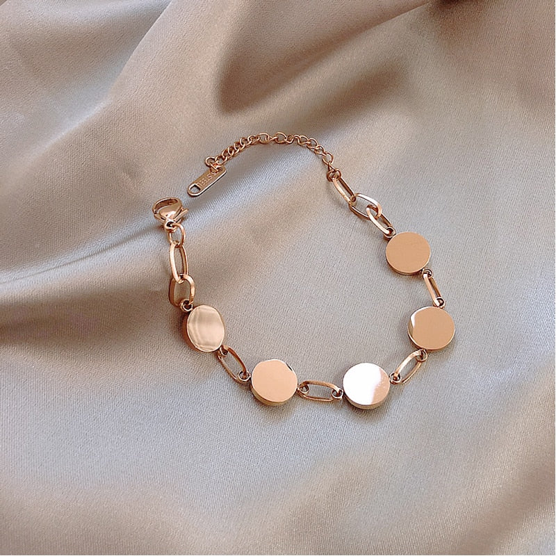 Stainless Steelblack and white Bracelet For Women