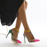 Woman MultiColor Stransparent Heel