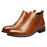 Retro Carved Warmth Men's Martin Boots