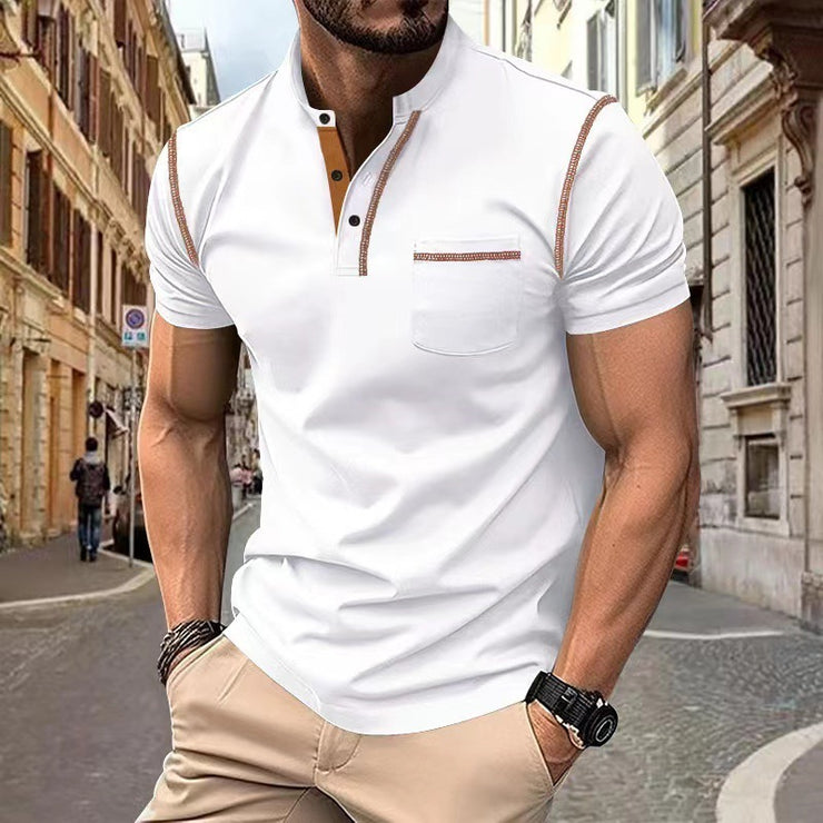 Men's Short-sleeved Casual Polo Shirt