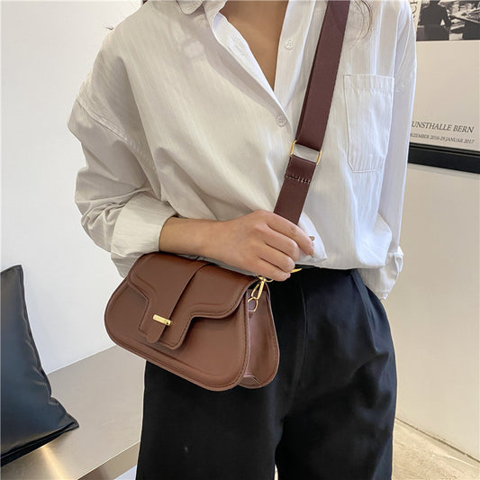 Solid color Square crossbody Bag