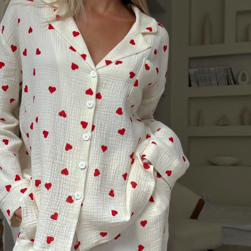 Cozy Love Printed Sleepwear set