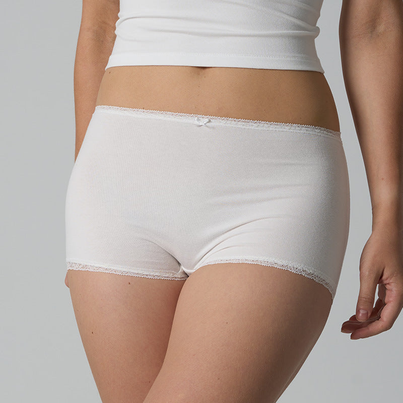 Cotton High-Waist solid color underwear