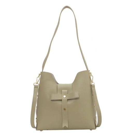 Large Capacity Bucket Shoulder Bag
