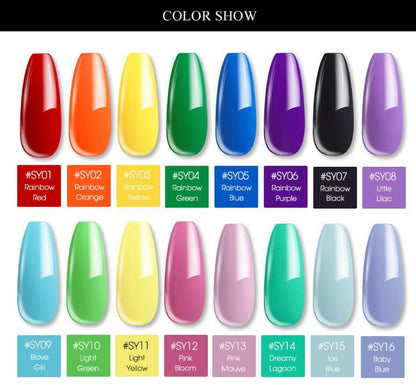 Multi color Nail gel