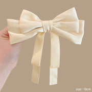 Women's Mesh Spring Bow Clip