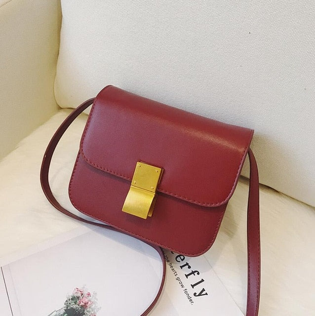 European Retro PU Leather Square