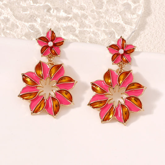 GMT flower Earrings